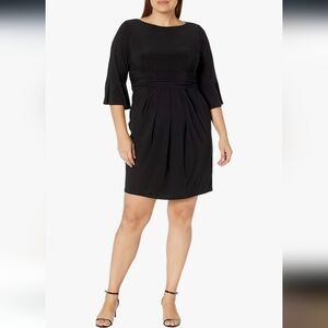 Eliza J Sheath Dress with Flounce Sleeve SZ 22W